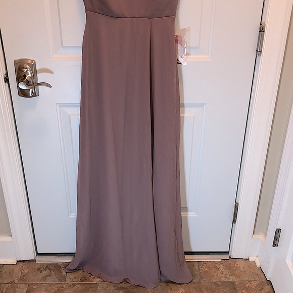 NWT Birdy Grey Devin Convertible Dress In Dark Mauve Size X Small - Picture 3 of 10